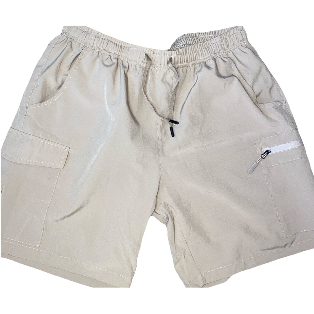 New KSMIEN MENS Cargo ATHLETIC Shorts Size Medium Performance